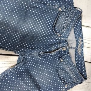 Polka dot bullhead jeans